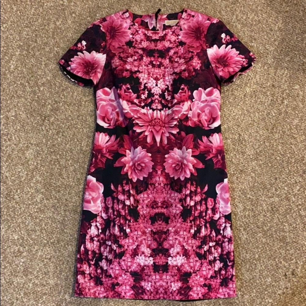 Michael Kors Sheath Floral Dress